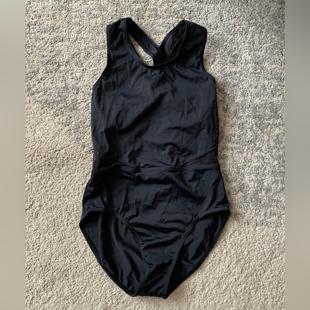 Balera Black Multi Strap Back Leotard Medium Adult Size